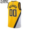 Dres Indiana Pacers Bennedict Mathurin 00 Jordan 2022-23 Statement Edition Navy Swingman - Dječji